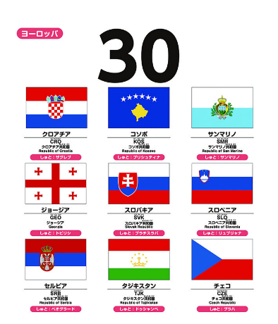 世界の国旗　カレンダー