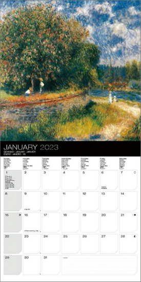 ルノワール　カレンダー